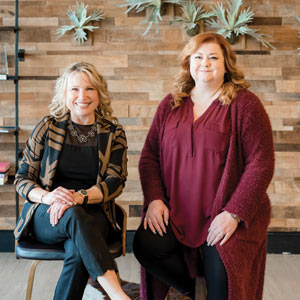 Judi Kieffer, President and Principal Designer; Chrystal Hellums-King, VP of Procurement and Operations, Kieffer Design Group